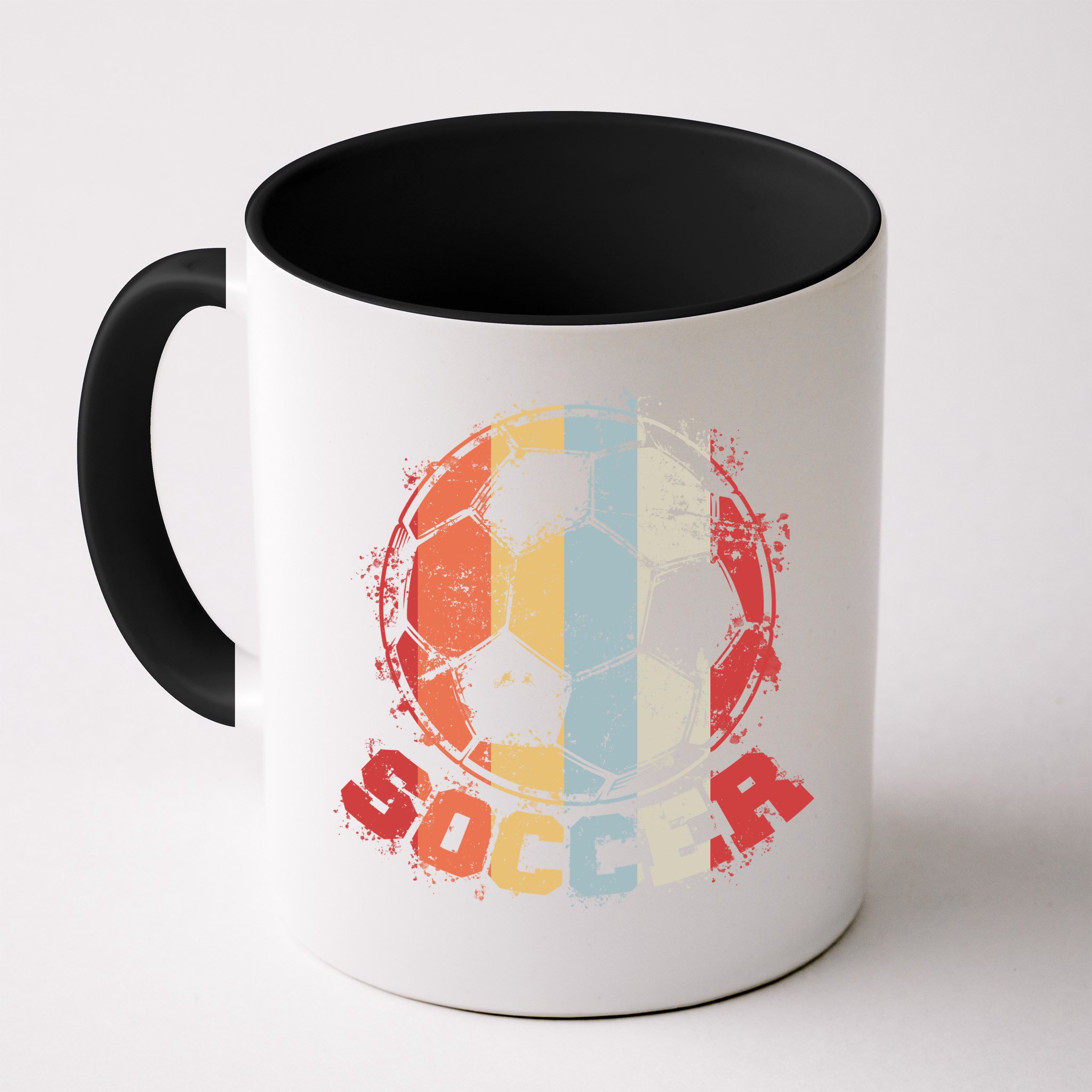 Retro Soccer Ball Mug