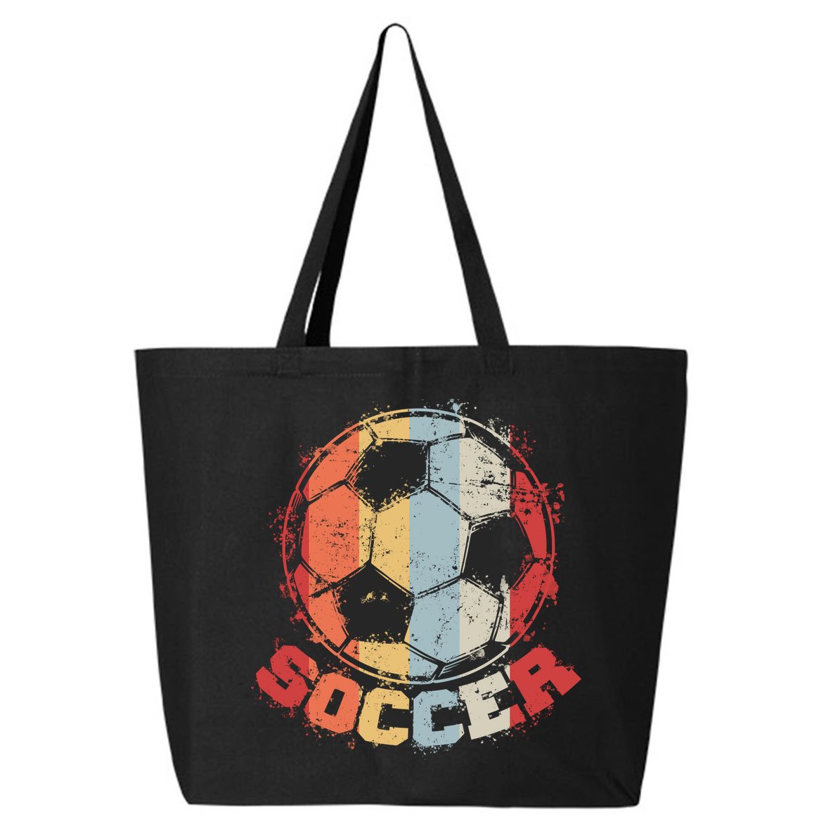 Retro Soccer Ball 25L Jumbo Tote