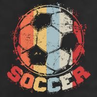 Retro Soccer Ball Golf Towel