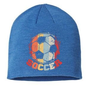 Retro Soccer Ball Sustainable Beanie