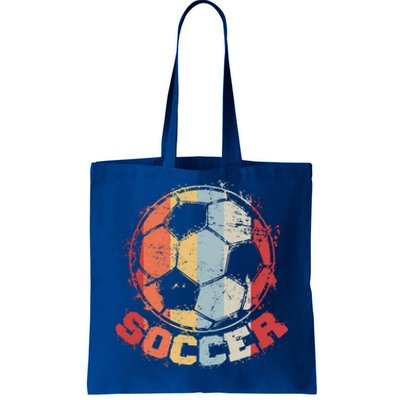 Retro Soccer Ball Tote Bag