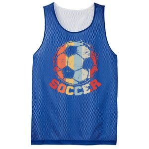 Retro Soccer Ball Mesh Reversible Basketball Jersey Tank