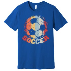 Retro Soccer Ball Premium T-Shirt