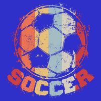 Retro Soccer Ball Women's V-Neck T-Shirt