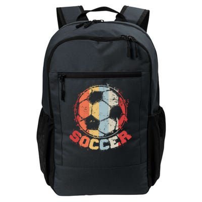 Retro Soccer Ball Daily Commute Backpack