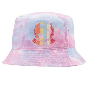 Retro Soccer Ball Tie-Dyed Bucket Hat