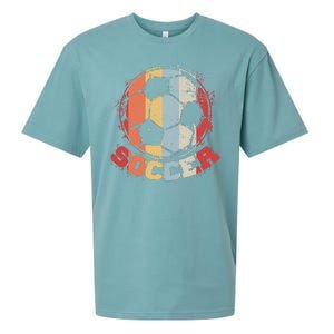 Retro Soccer Ball Sueded Cloud Jersey T-Shirt