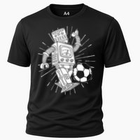 Retro Soccer Robot Performance Shirt