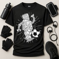 Retro Soccer Robot Performance Shirt