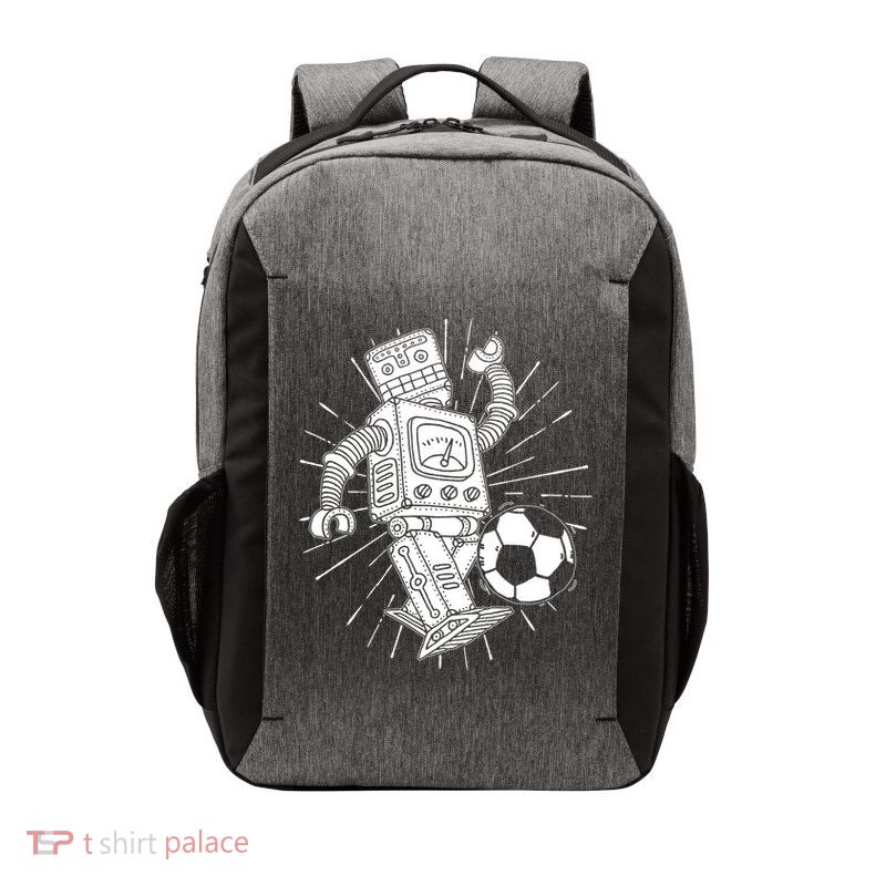Retro Soccer Robot Vector Backpack