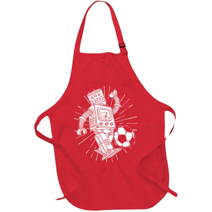 Retro Soccer Robot Apron