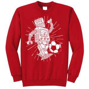 Retro Soccer Robot Sweatshirt