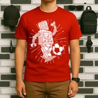 Retro Soccer Robot T-Shirt
