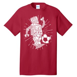 Retro Soccer Robot Tall T-Shirt