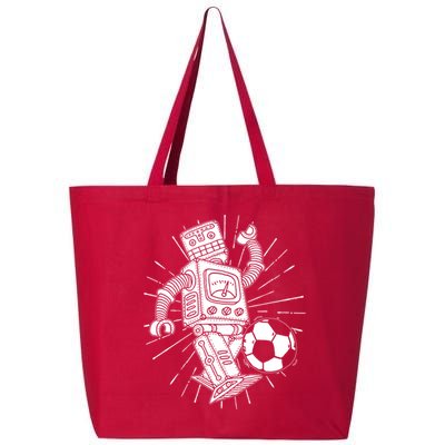 Retro Soccer Robot 25L Jumbo Tote