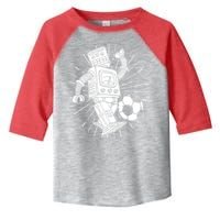 Retro Soccer Robot Toddler Fine Jersey T-Shirt
