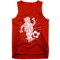 Retro Soccer Robot Tank Top