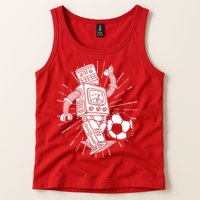 Retro Soccer Robot Tank Top