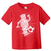 Retro Soccer Robot Toddler T-Shirt