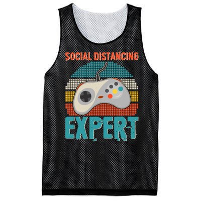 Retro Social Distancing Expert Video Gamer Mesh Reversible Basketball Jersey Tank