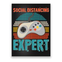 Retro Social Distancing Expert Video Gamer Poster