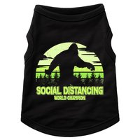 Retro Social Distancing World Champion Sasquatch Doggie Tank