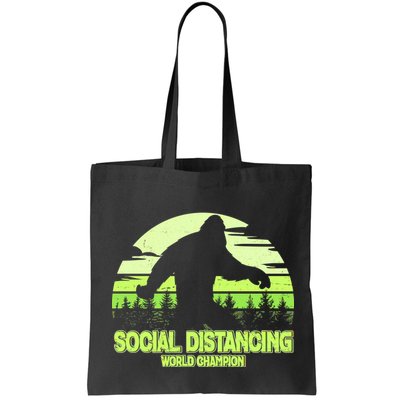 Retro Social Distancing World Champion Sasquatch Bag