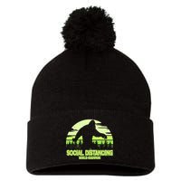 Retro Social Distancing World Champion Sasquatch Pom Pom 12in Knit Beanie