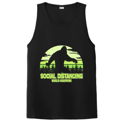 Retro Social Distancing World Champion Sasquatch PosiCharge Competitor Tank