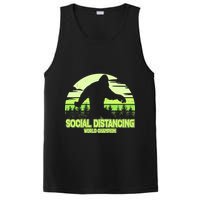 Retro Social Distancing World Champion Sasquatch PosiCharge Competitor Tank