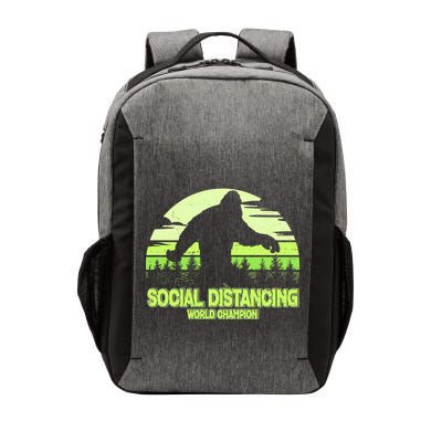 Retro Social Distancing World Champion Sasquatch Vector Backpack