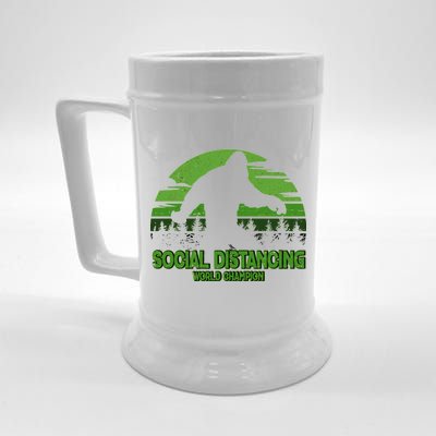 Retro Social Distancing World Champion Sasquatch Beer Stein