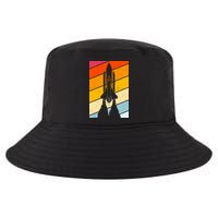 Retro Space Rocket Launch Cool Comfort Performance Bucket Hat