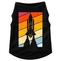 Retro Space Rocket Launch Doggie Tank