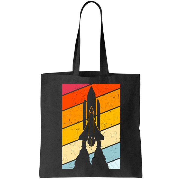 Retro Space Rocket Launch Bag
