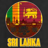 Retro Sri Lanka Emblem 11oz C Handle Ceramic Mug