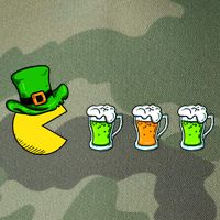 Retro St. Patrick's Day Drinking Game Legacy Tie Dye Trucker Hat