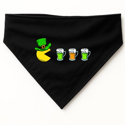 Retro St. Patrick's Day Drinking Game USA-Made Doggie Bandana