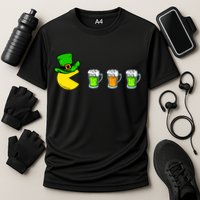 Retro St. Patrick's Day Drinking Game Performance Shirt