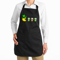 Retro St. Patrick's Day Drinking Game Apron