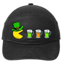 Retro St. Patrick's Day Drinking Game 7-Panel Snapback Hat