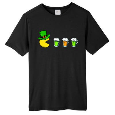 Retro St. Patrick's Day Drinking Game Tall Fusion ChromaSoft Performance T-Shirt