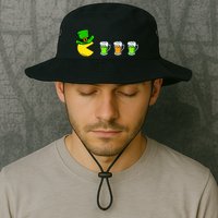 Retro St. Patrick's Day Drinking Game Bucket Hat