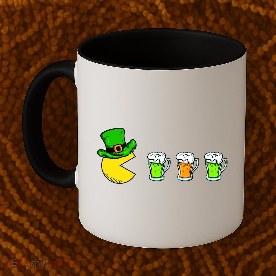 Retro St. Patrick's Day Drinking Game Mug
