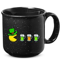 Retro St. Patrick's Day Drinking Game 15oz Campfire Ceramic Mug