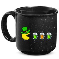 Retro St. Patrick's Day Drinking Game 15oz Campfire Ceramic Mug