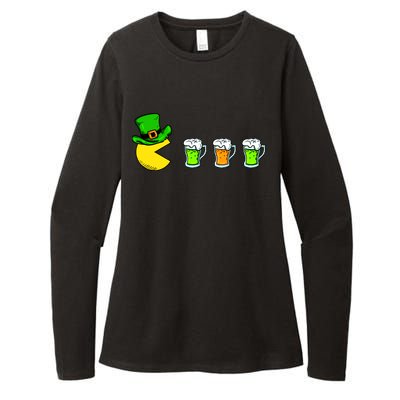 Retro St. Patrick's Day Drinking Game Womens CVC Long Sleeve Shirt