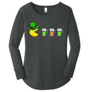 Retro St. Patrick's Day Drinking Game Women's Perfect Tri Tunic Long Sleeve Shirt