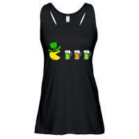 Retro St. Patrick's Day Drinking Game Ladies Essential Flowy Tank