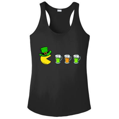 Retro St. Patrick's Day Drinking Game Ladies PosiCharge Competitor Racerback Tank